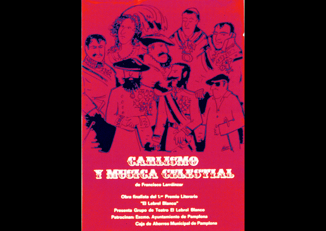 Carlismo y música celestial, de El Lebrel Blanco. Cartel. Procedencia: CDAEM.