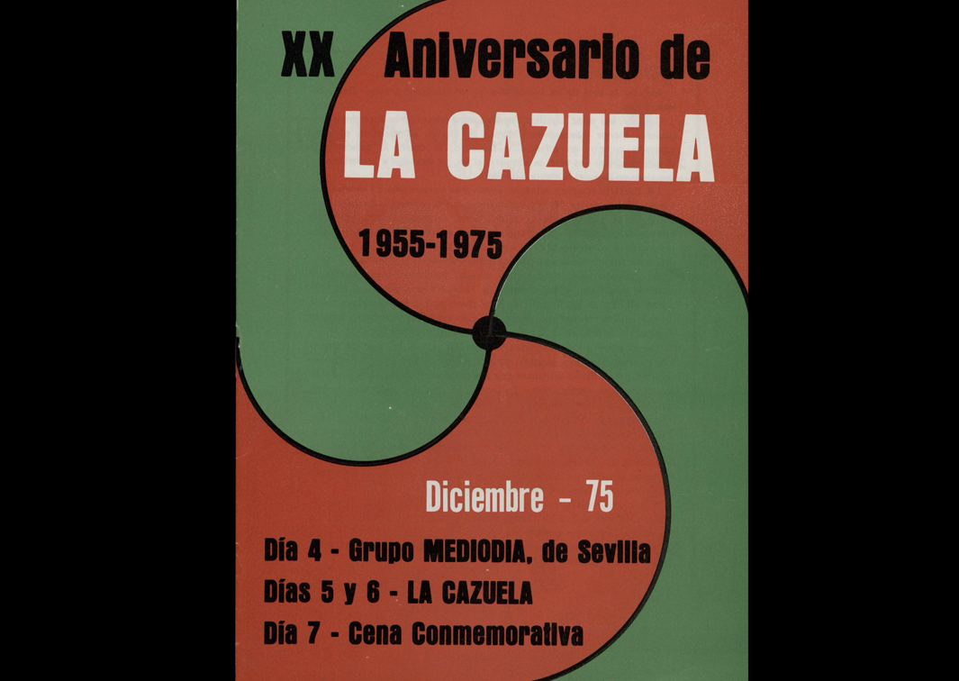 Farsantes y figuras de una comedia municipal, de Teatro del Mediodía. Programa de mano de su representación en el Salón de Actos de la Caja de Ahorros de Asturias. Procedencia: CDAEM.