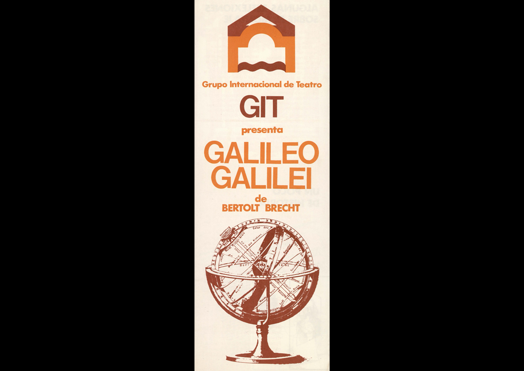 Galileo Galilei. 1979. Grupo Internacional de Teatro.