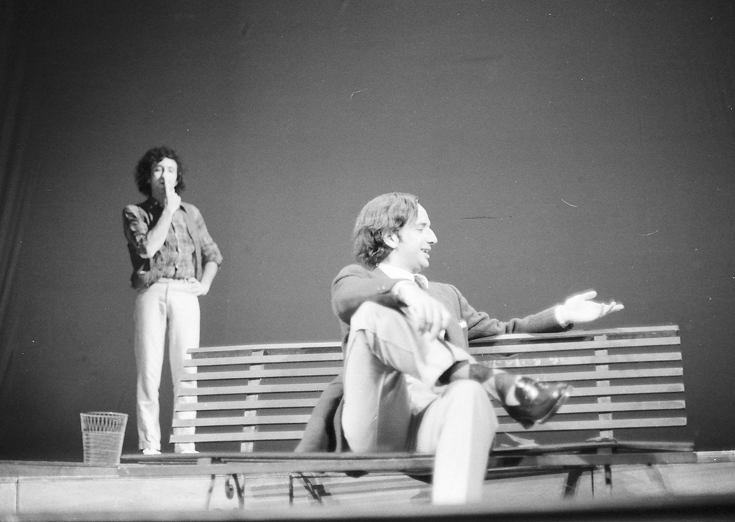 Historia del zoo, de Bertolt Brecht, por Teatro Experimental Independiente (T.E.I.). Fotógrafo: Beltrán. Procedencia: CDAEM.