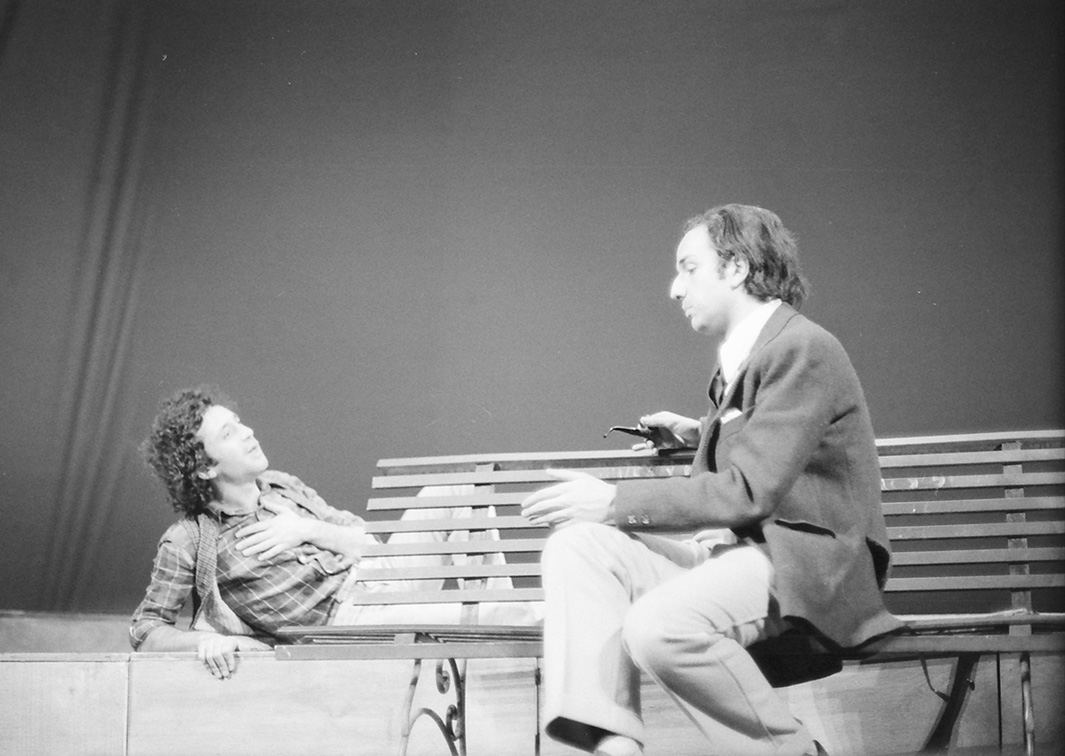 Historia del zoo, de Bertolt Brecht, por Teatro Experimental Independiente (T.E.I.). Fotógrafo: Beltrán. Procedencia: CDAEM.