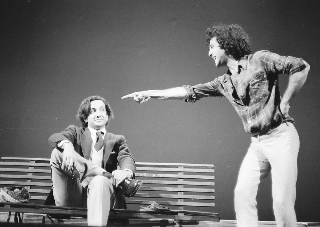 Historia del zoo, de Bertolt Brecht, por Teatro Experimental Independiente (T.E.I.). Fotógrafo: Beltrán. Procedencia: CDAEM.