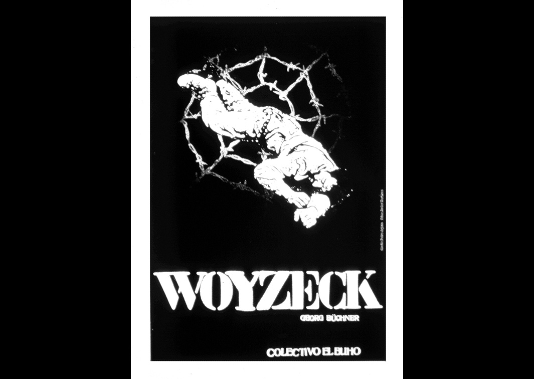Woyzeck, de Georg Büchner, por el colectivo El Búho. Cartel. Procedencia: CDAEM.