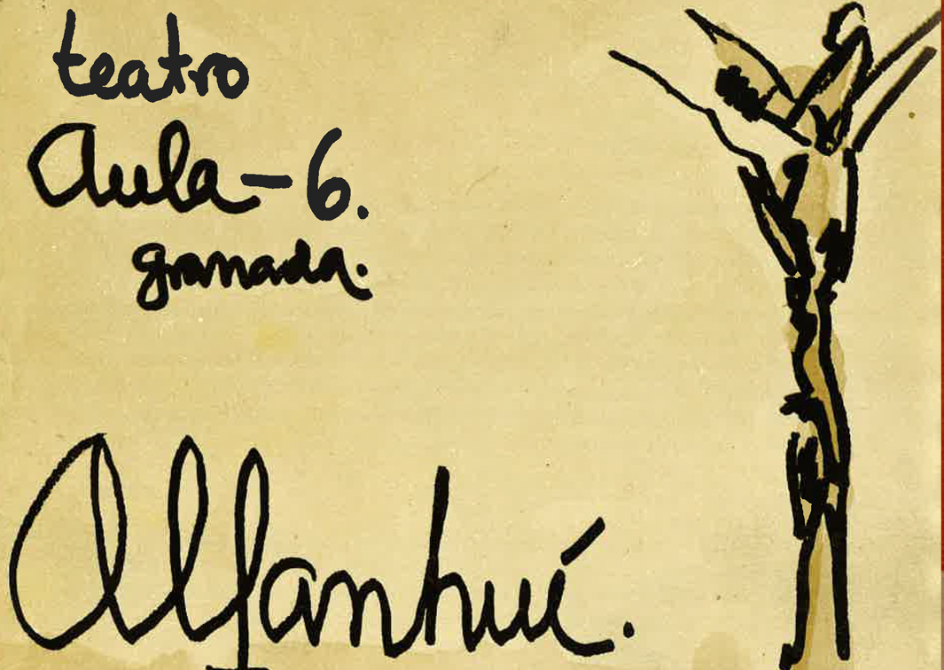 Alfanhuí, dramaturgia de Miguel Alarcón sobre la novela de Rafael Sánchez Ferlosio (1980). Programa de mano. Procedencia: CDAEM.