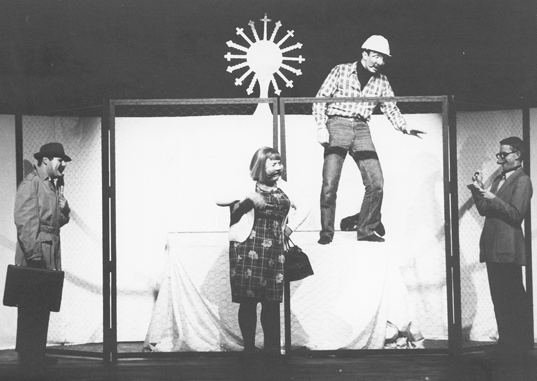 Caterva. De vita beata, creación colectiva (1982). Fotógrafo: Fernando Suárez. Procedencia: CDAEM.