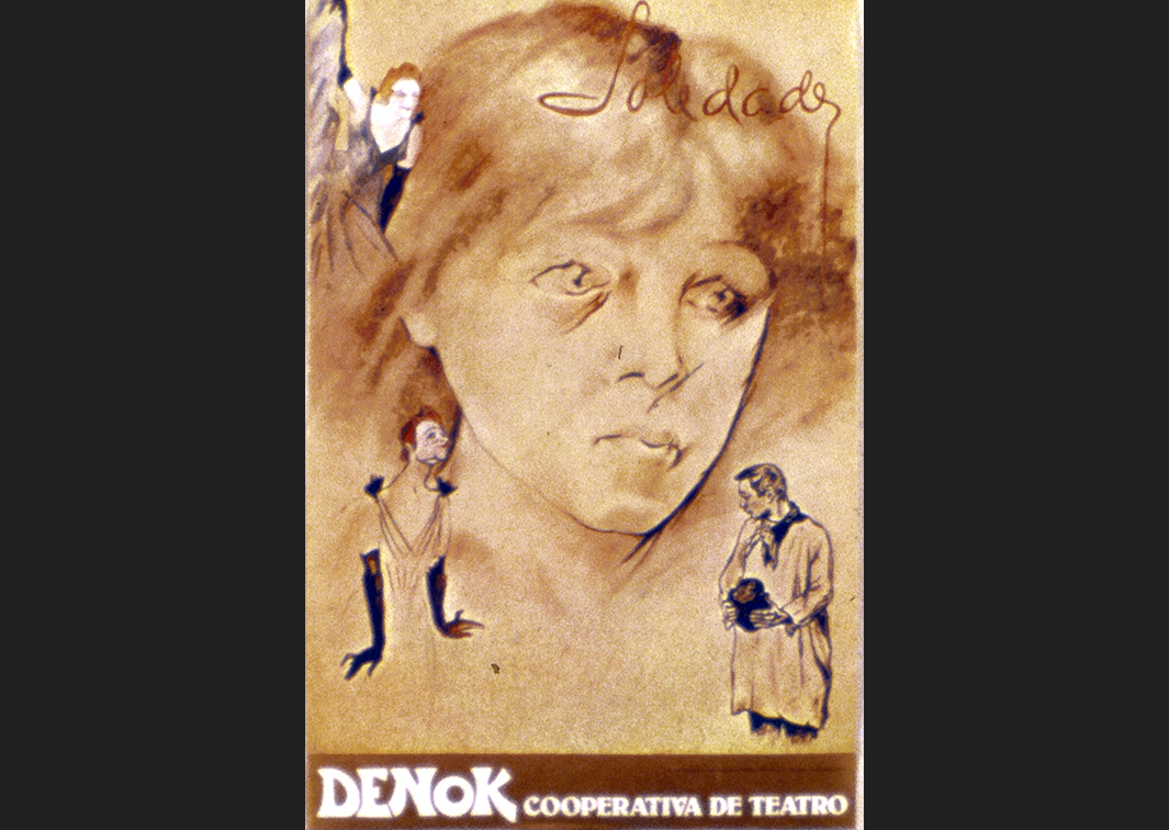 Soledades, de la Cooperativa Denok (1977). Cartel. (Procedencia: CDAEM).