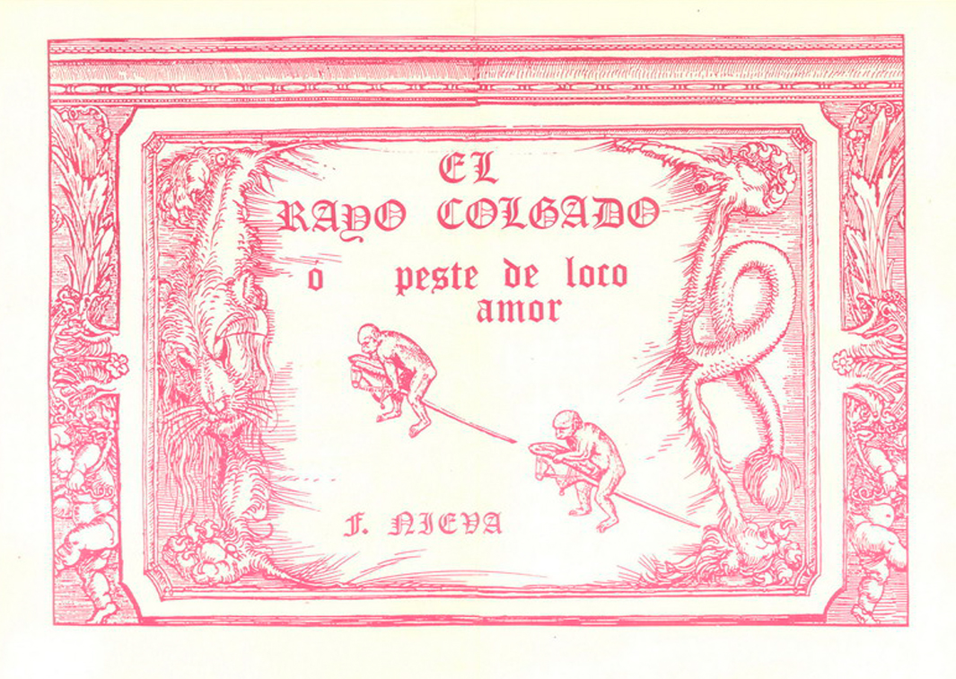 El rayo colgado, de Francisco Nieva. Programa de mano. (Procedencia: CDAEM).
