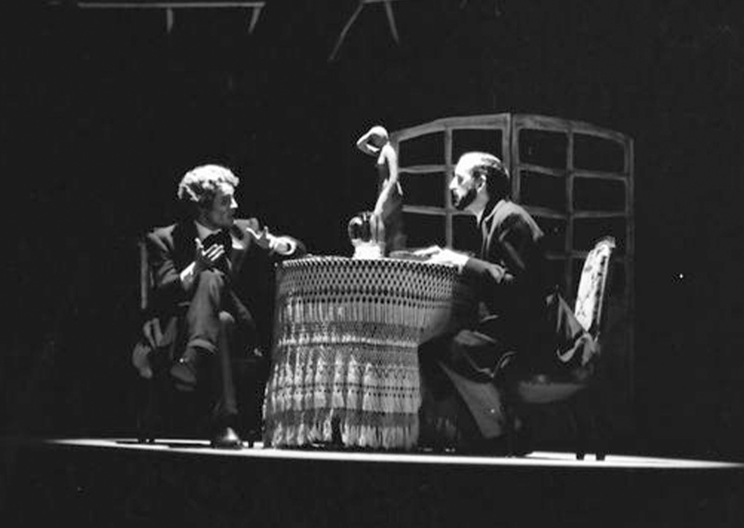 Corral de Comedias. Acreedores, de Strindberg (1969). Fotógrafo: Beltrán. Procedencia: CDAEM.