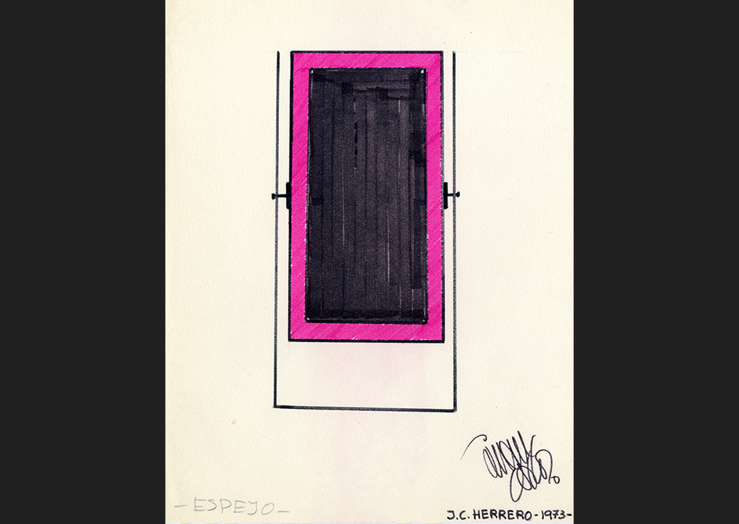 Crótalo. Bocetos escenográficos de El adefesio, de Rafael Alberti (1973). Procedencia: CIRAE.