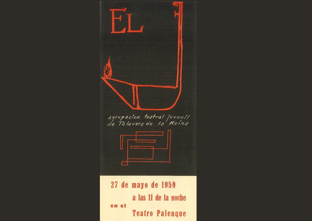 Los blancos dientes del perro, de Eduardo Criado (1959). Programa de mano. Procedencia: CDAEM.