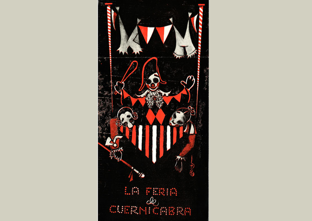 La feria de Cuernicabra, de Alfredo Mañas. Programa de mano de su representación en la plaza de toros de Talavera (1963). Procedencia: CDAEM. 