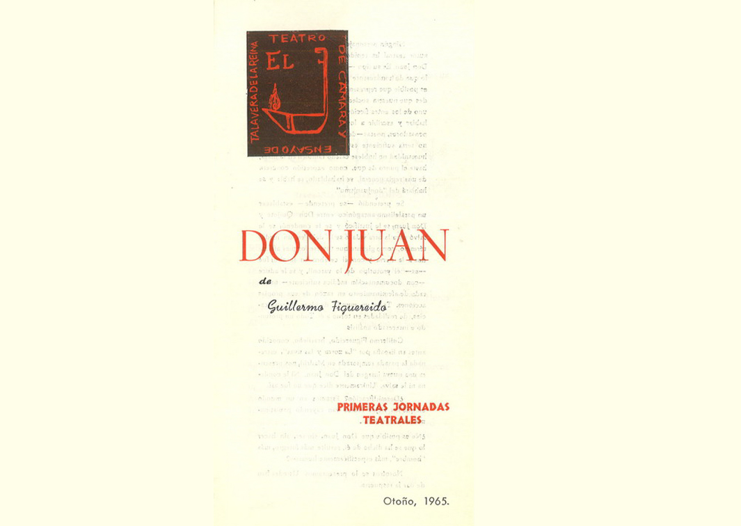 Don Juan, de Guilherme Figueiredo (1965). Programa de mano. Procedencia: CDAEM.