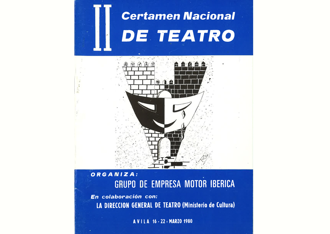 Ceremonia por un negro asesinado, de Fernando Arrabal. Programa de mano de su representación en el II Certamen Nacional de Teatro (1980). Procedencia: CDAEM.