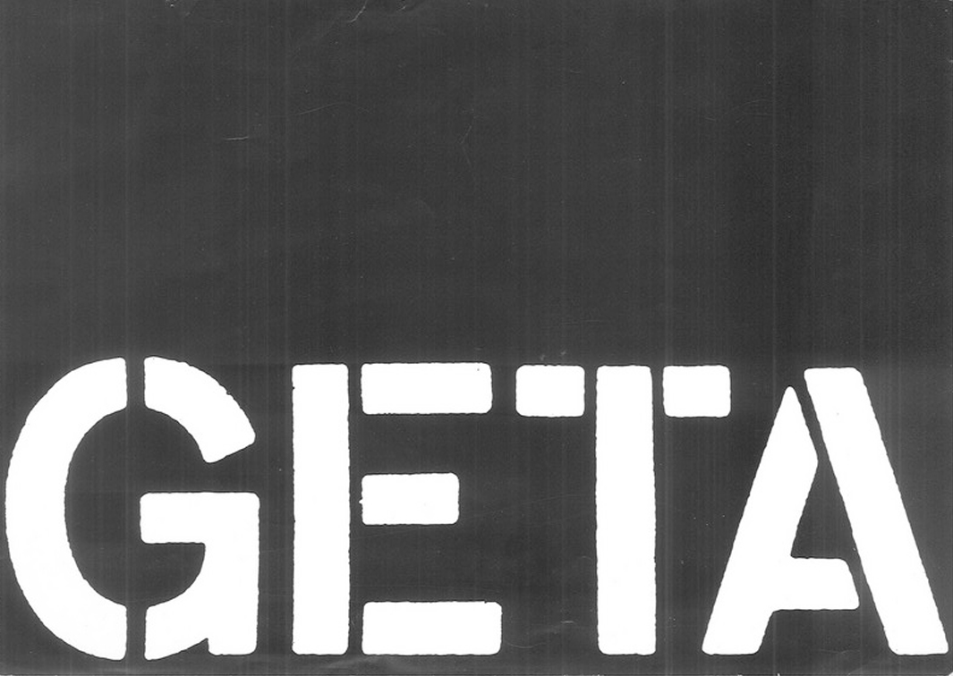 GETA, de Joan Manuel Gisbert. Programa de mano. Procedencia: CDAEM.