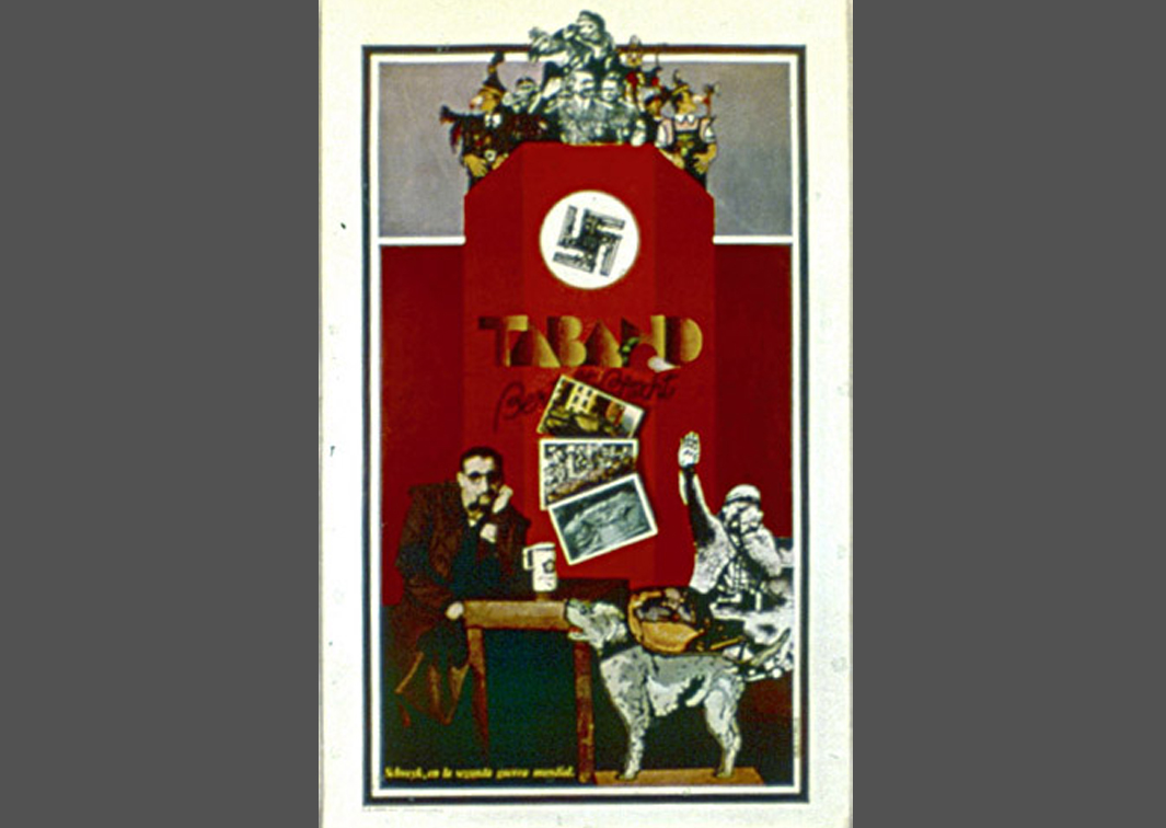 Tábano. Schweyk en la Segunda Guerra Mundial, de Bertolt Brecht (1977). Cartel. Procedencia: CDAEM.