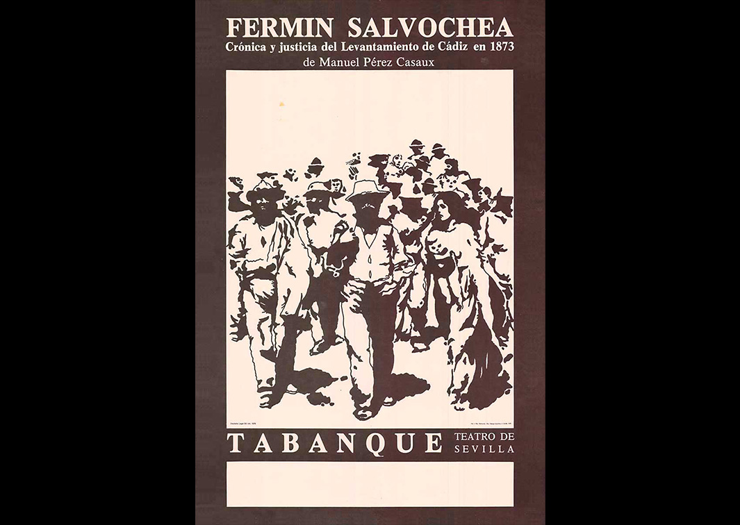 Tabanque. Fermín Salvochea, de Manuel Pérez Caxaux (1976). Programa de mano. Procedencia: CIRAE.
