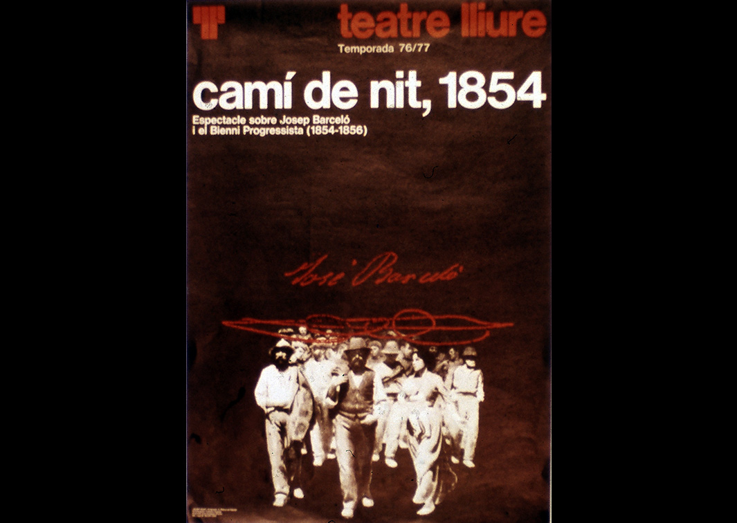 Teatre Lliure. Camí de nit (1976). Cartel. Procedencia: CDAEM.