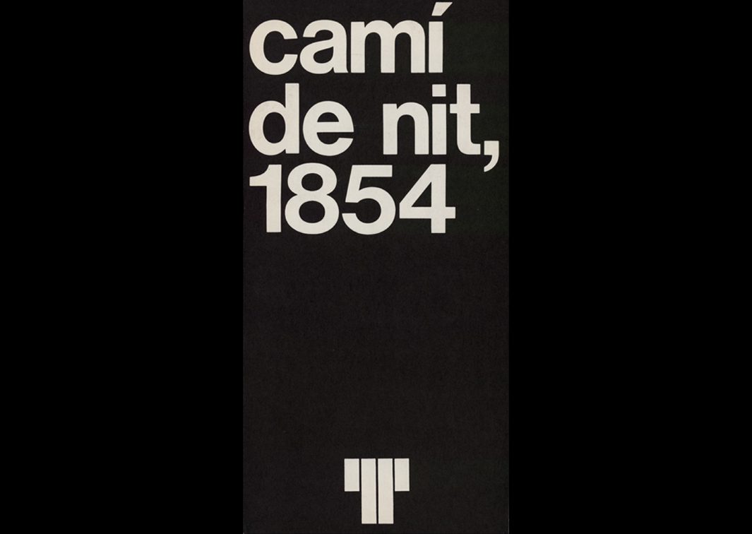 Teatre Lliure. Camí de nit (1976). Programa de mano. Procedencia: CDAEM.
