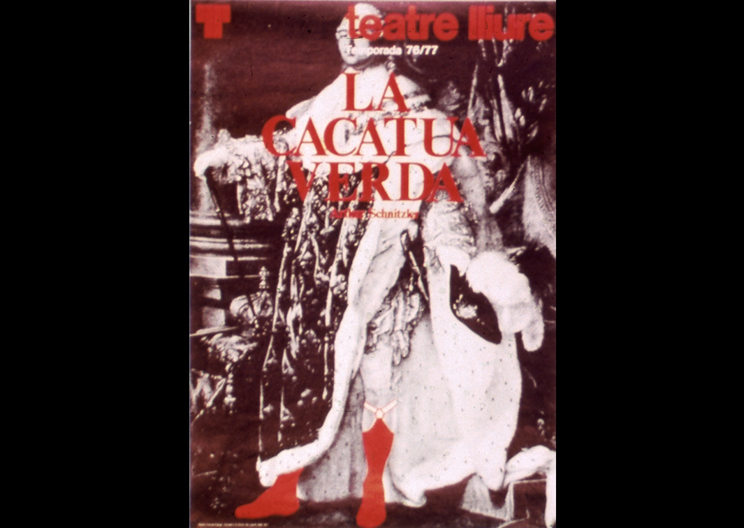 Teatre Lliure. La cacatúa verda (1977). Cartel. Procedencia: CDAEM.
