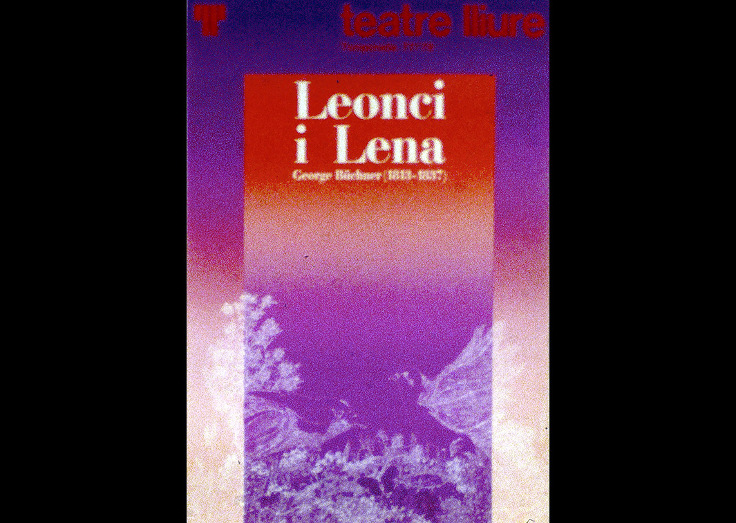 Teatre Lliure. Leonci i Lena (1977). Cartel. Procedencia: CDAEM.