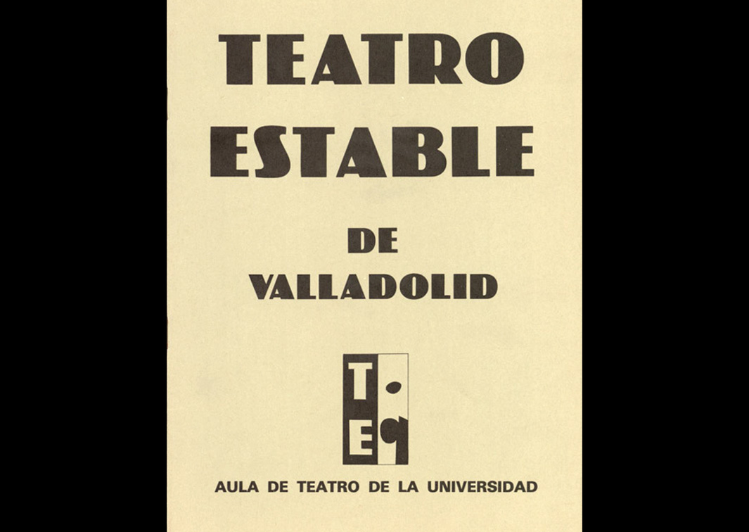 Teatro Fronterizo. Ñaque, o De piojos y actores, de José Sanchis Sinisterra. Programa de mano de su representación en el Aula de Teatro de la Universidad de Valladolid. Procedencia: CDAEM.