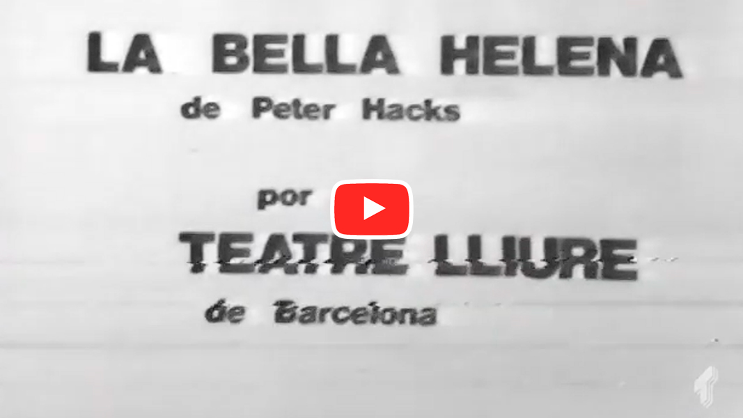 La bella Helena, de Peter Hacks. Por el Teatre Lliure